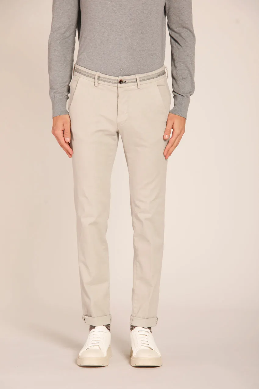Torino Elegance men's chino pants in cotton modal stretch slim fit sold by Mason's product image thumbnail 2