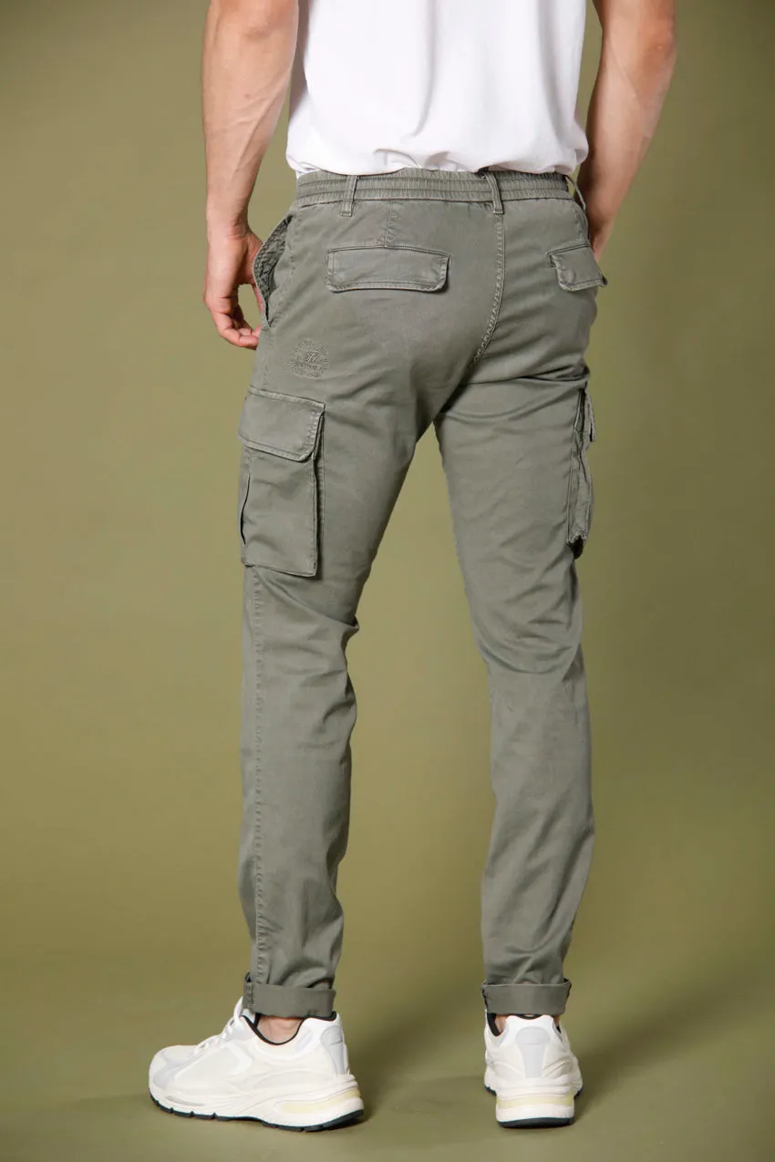 Chile Jogger men's cargo pants in tencel and cotton extra slim sold by Mason's product image thumbnail 3