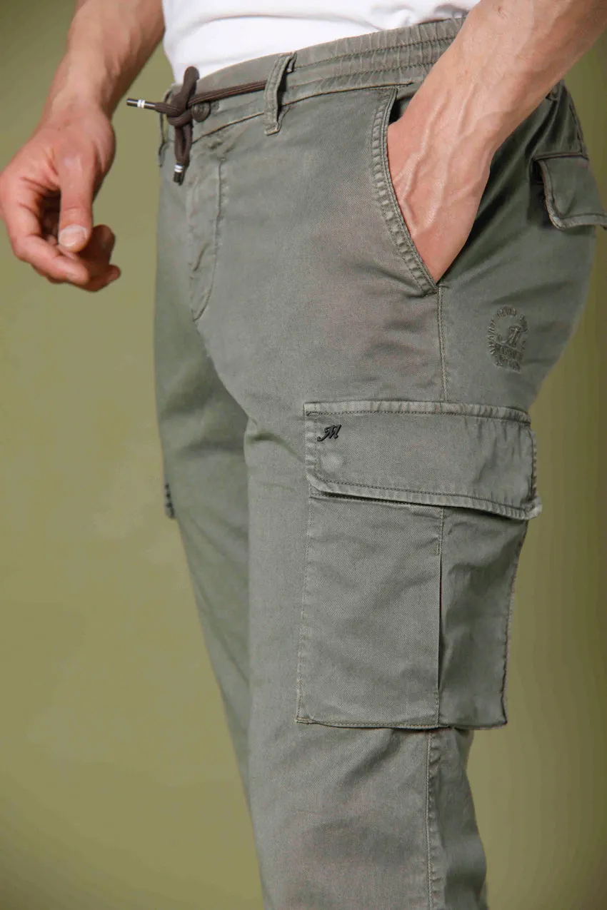 Chile Jogger men's cargo pants in tencel and cotton extra slim sold by Mason's product image thumbnail 2