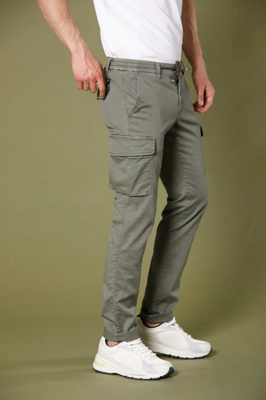Chile Jogger men's cargo pants in tencel and cotton extra slim sold by Mason's product image thumbnail 4