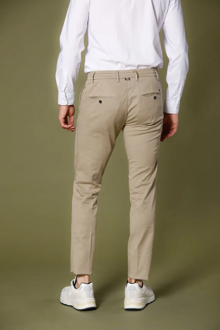 Milano Jogger men's chino jogger in cotton and tencel extra slim sold by Mason's product image thumbnail 3