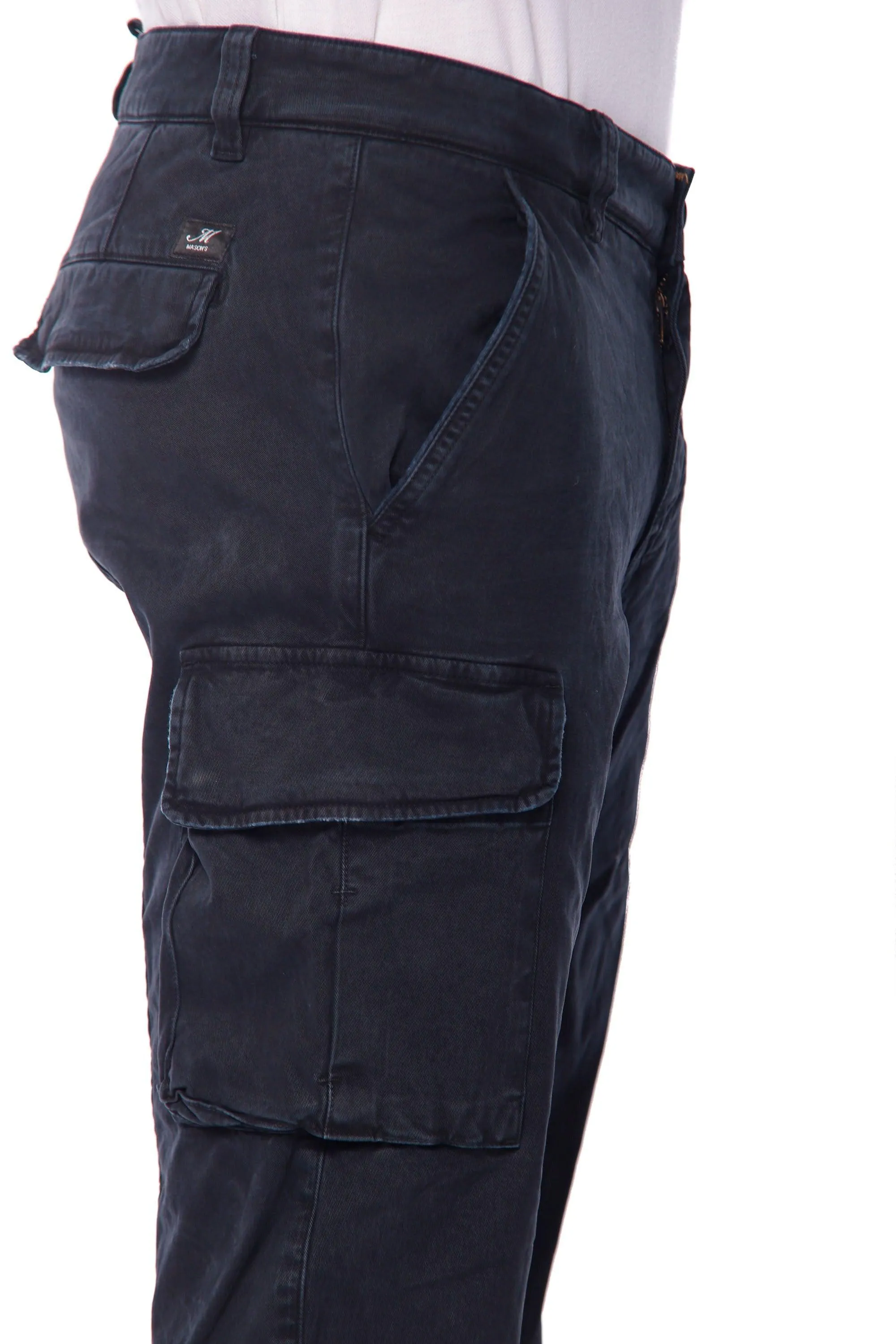 Chile men's cargo pants in gabardine extra slim fit ① sold by Mason's product image thumbnail 4