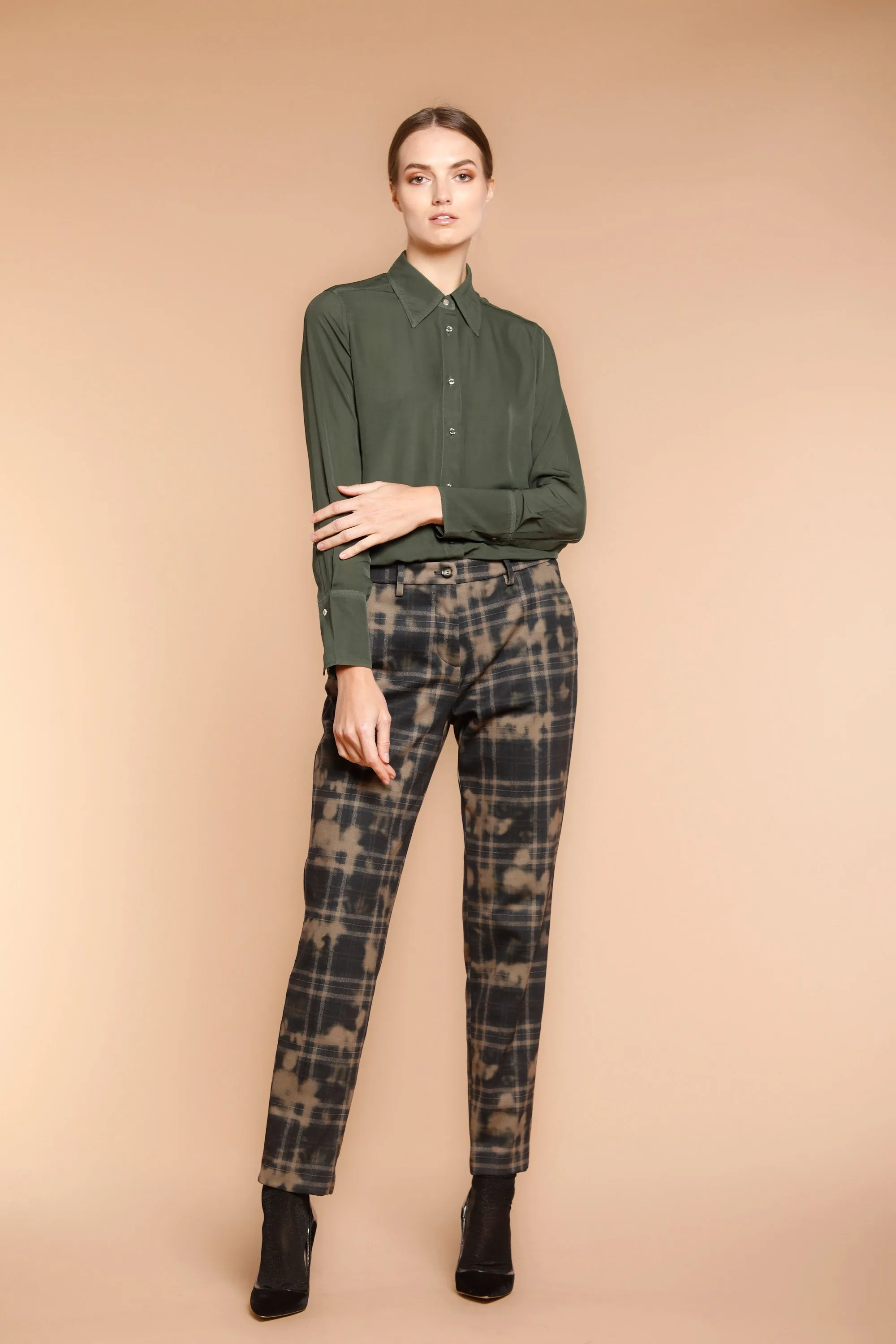 New York woman chino pants in jersey square pattern regular sold by Mason's product image thumbnail 2