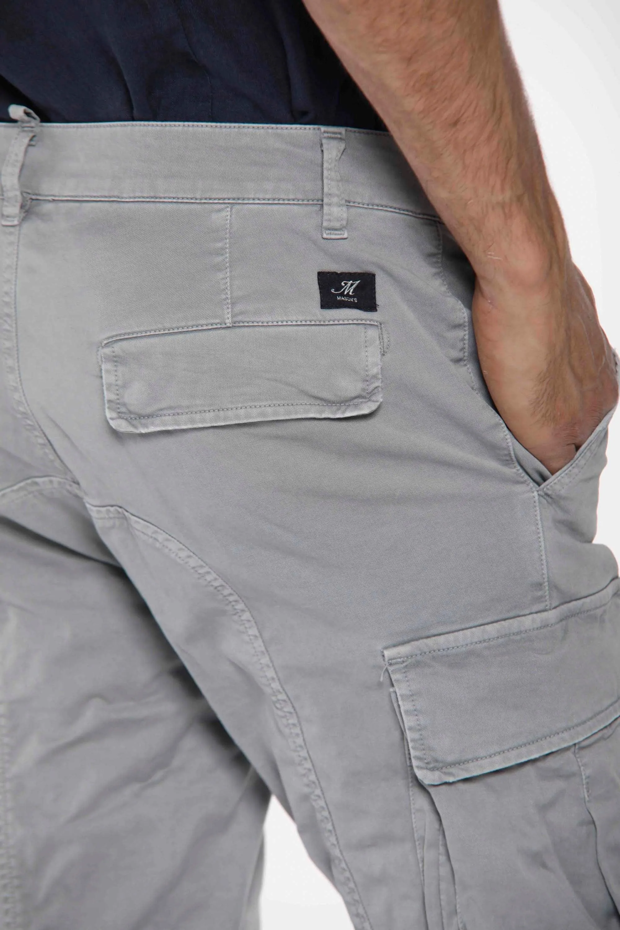 Chile man cargo pants in cotton extra slim ① sold by Mason's product image thumbnail 5