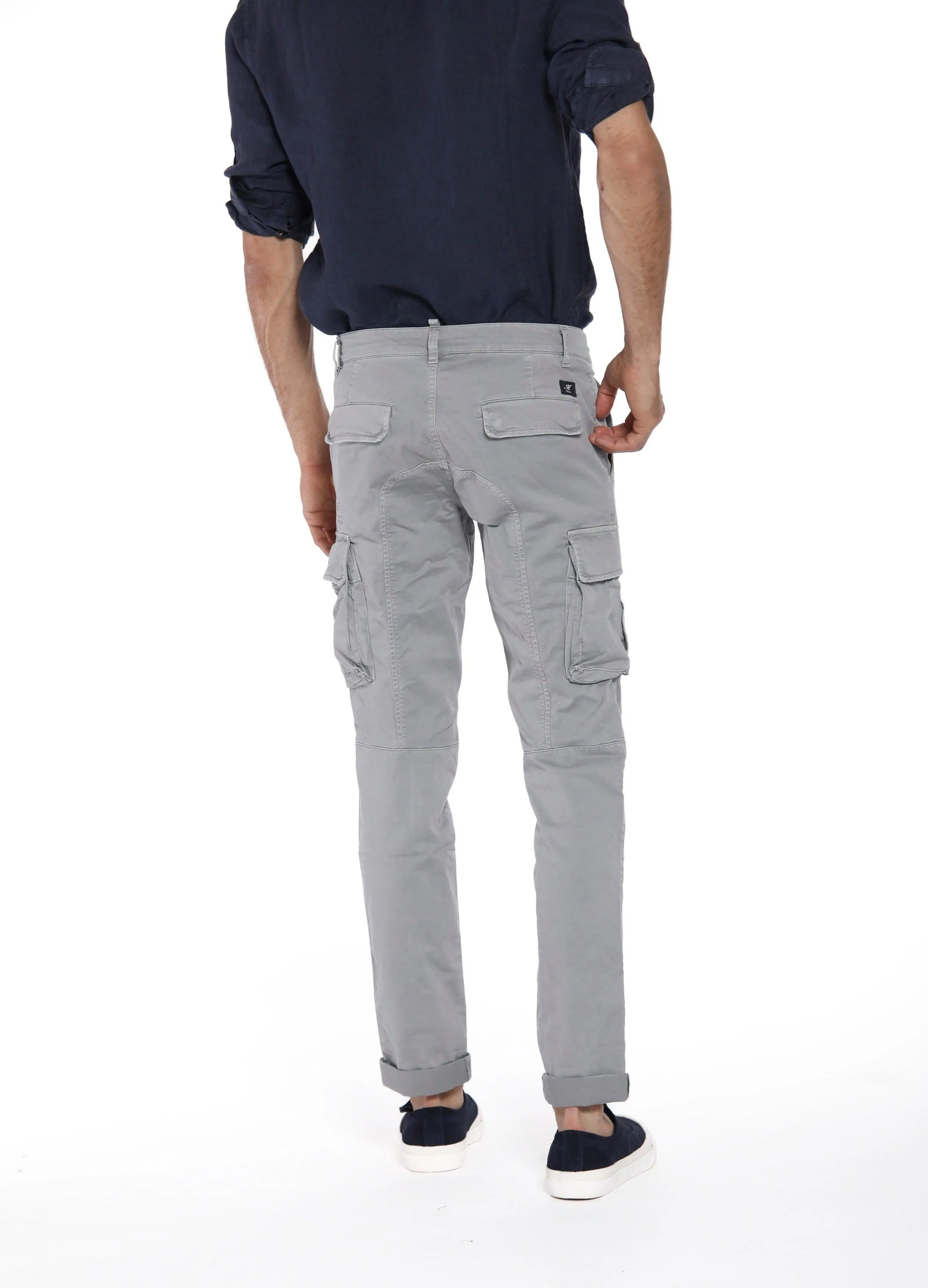 Chile man cargo pants in cotton extra slim ① sold by Mason's product image thumbnail 3