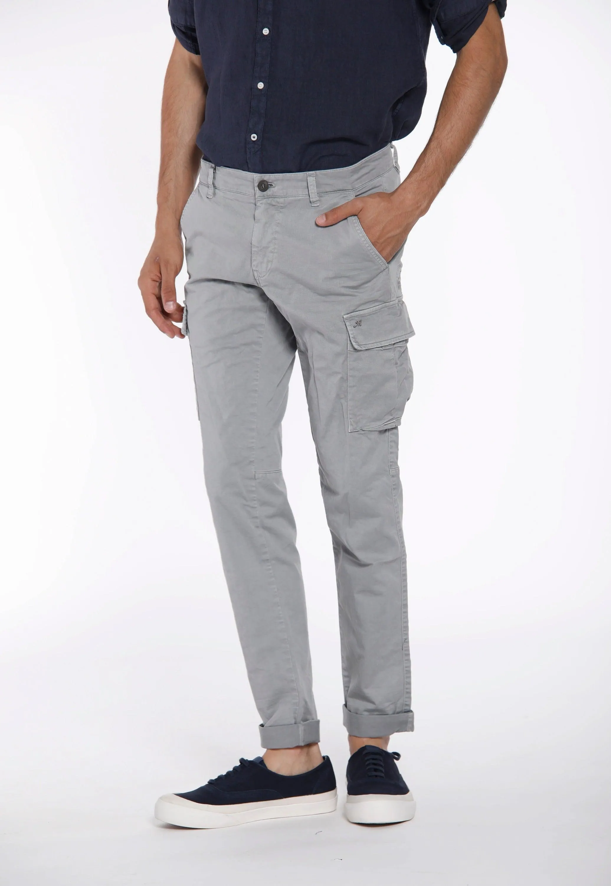 Chile man cargo pants in cotton extra slim ① sold by Mason's