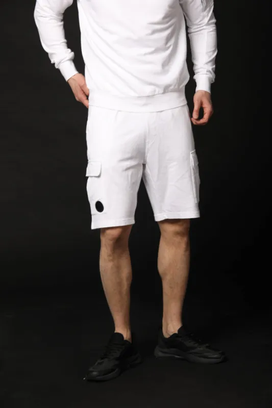 Chile men's cargo sweat bermuda logo edition regular fit ① sold by Mason's