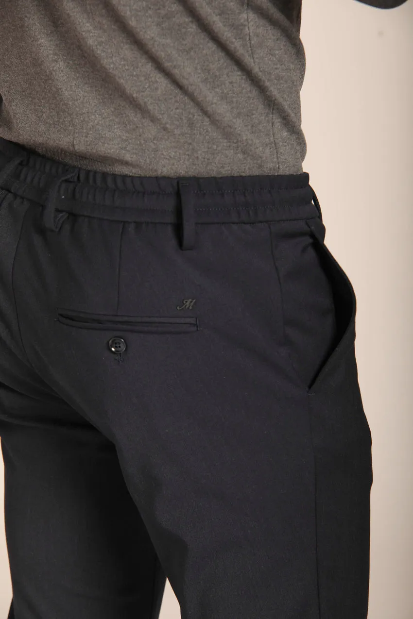 Milano Jogger men's chino pants in wool with extra slim fit sold by Mason's product image thumbnail 3