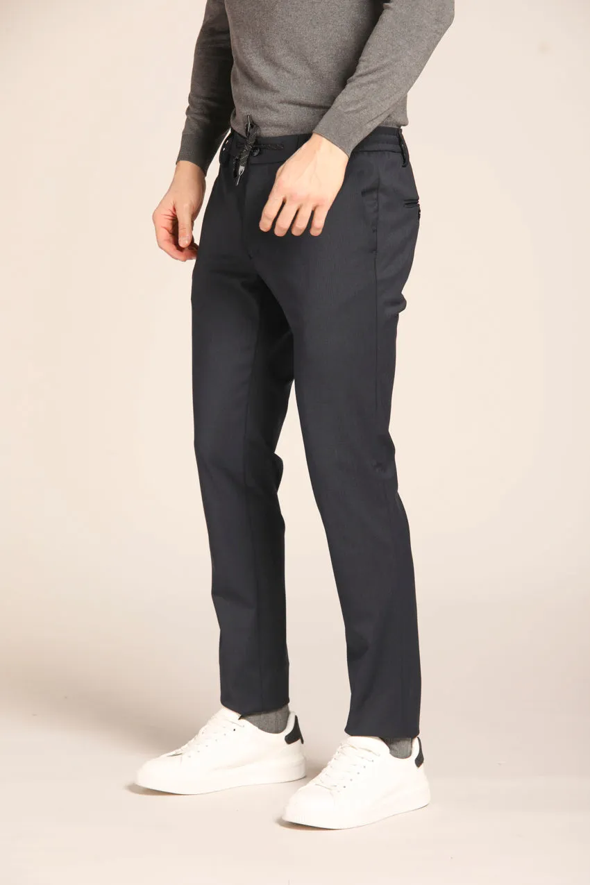 Milano Jogger men's chino pants in wool with extra slim fit sold by Mason's product image thumbnail 4