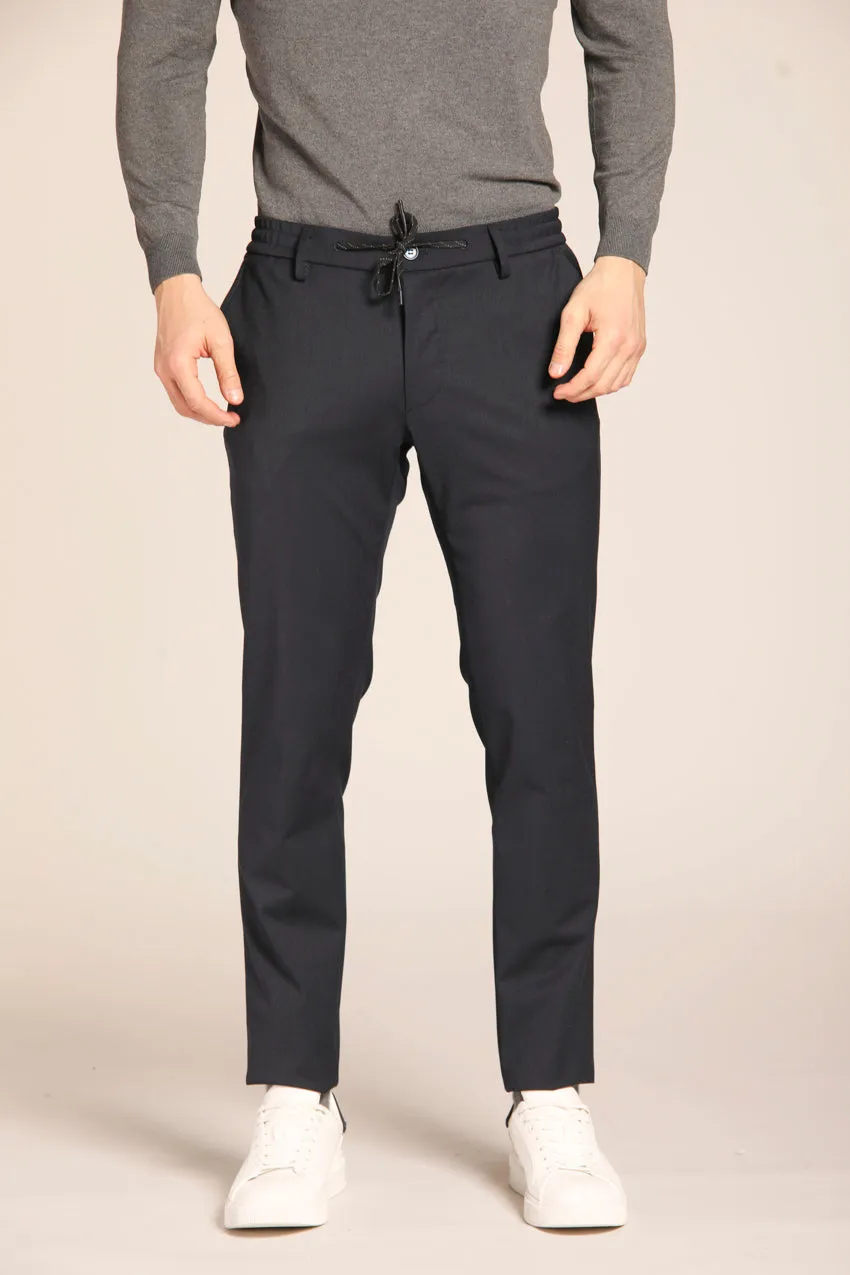 Milano Jogger men's chino pants in wool with extra slim fit sold by Mason's product image thumbnail 2
