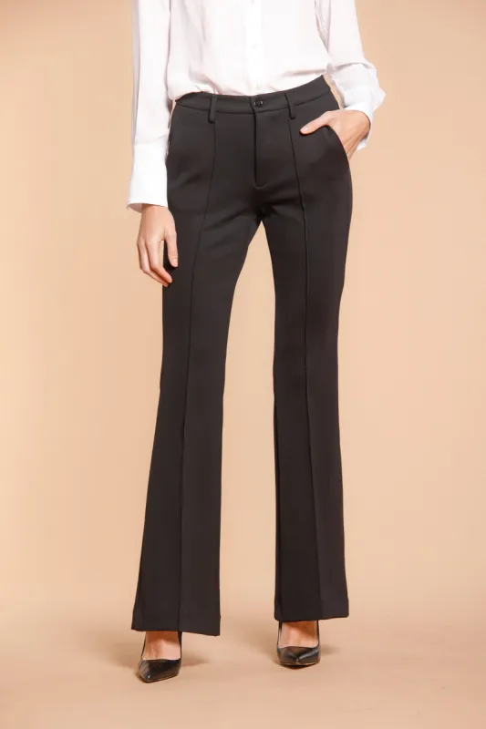 New York Flare woman jersey chino pants slim sold by Mason's