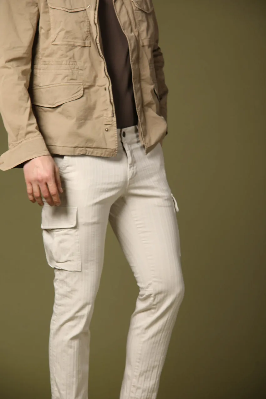 Chile men's cargo pants in cotton resca 3D extra slim sold by Mason's product image thumbnail 5