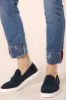 Harris 5 pockets men's pants in stretch denim with hawaii flower pattern slim sold by Mason's