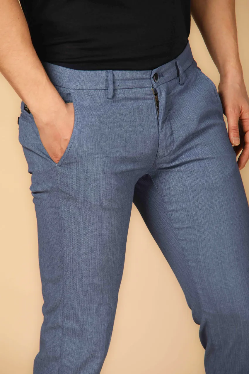 Torino Style men's chino pants in cotton with faded wales print slim sold by Mason's product image thumbnail 3