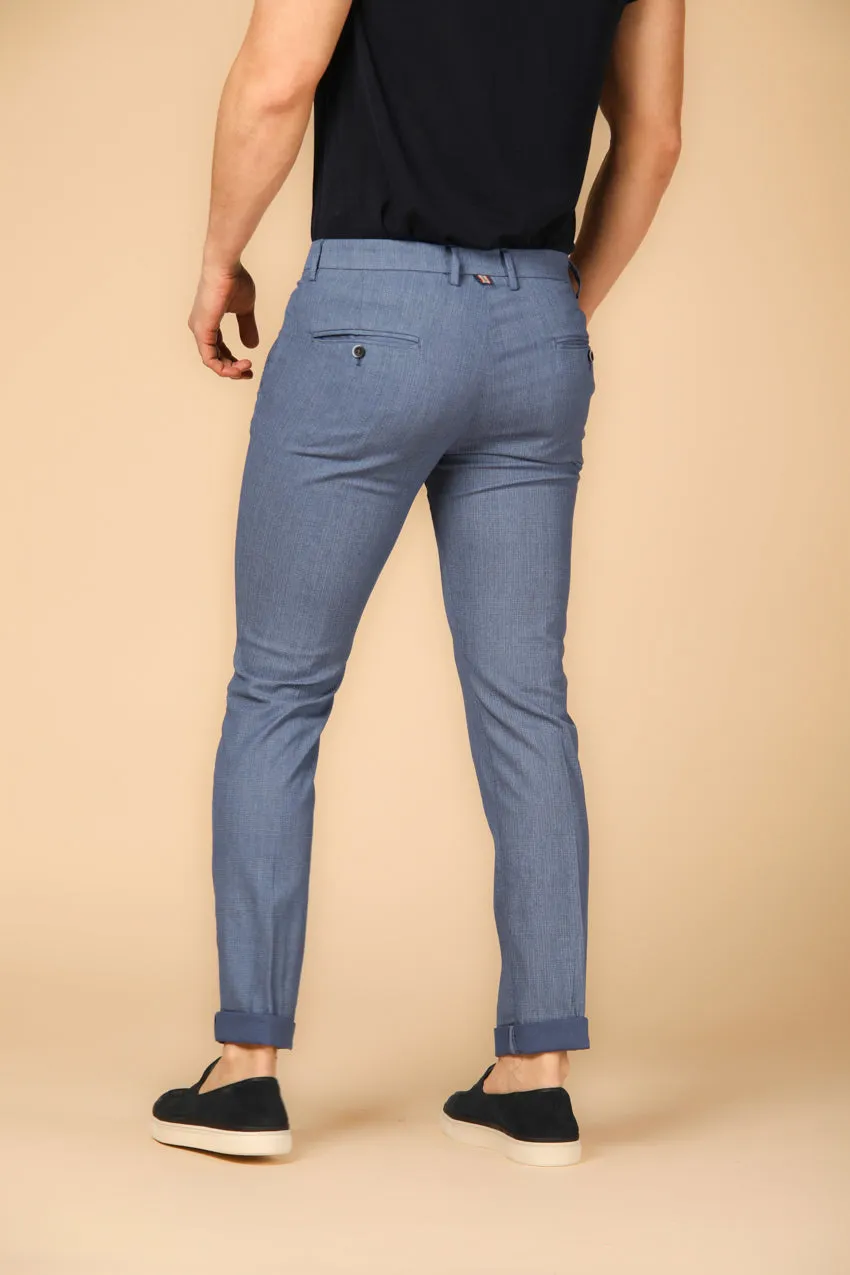 Torino Style men's chino pants in cotton with faded wales print slim sold by Mason's product image thumbnail 5