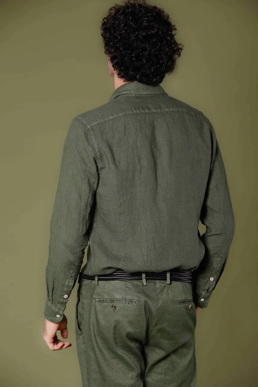 Torino men's long sleeve shirt linen regular fit sold by Mason's product image thumbnail 4