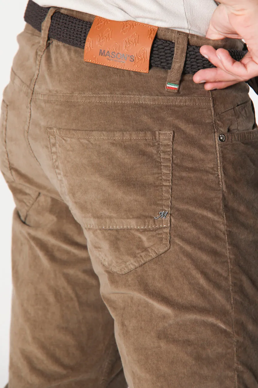 Harris 5 Pockets man pant in 1000 striped velvet slim sold by Mason's product image thumbnail 2