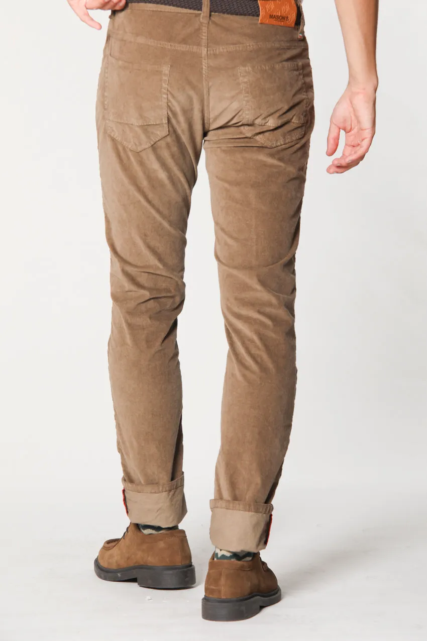 Harris 5 Pockets man pant in 1000 striped velvet slim sold by Mason's product image thumbnail 4