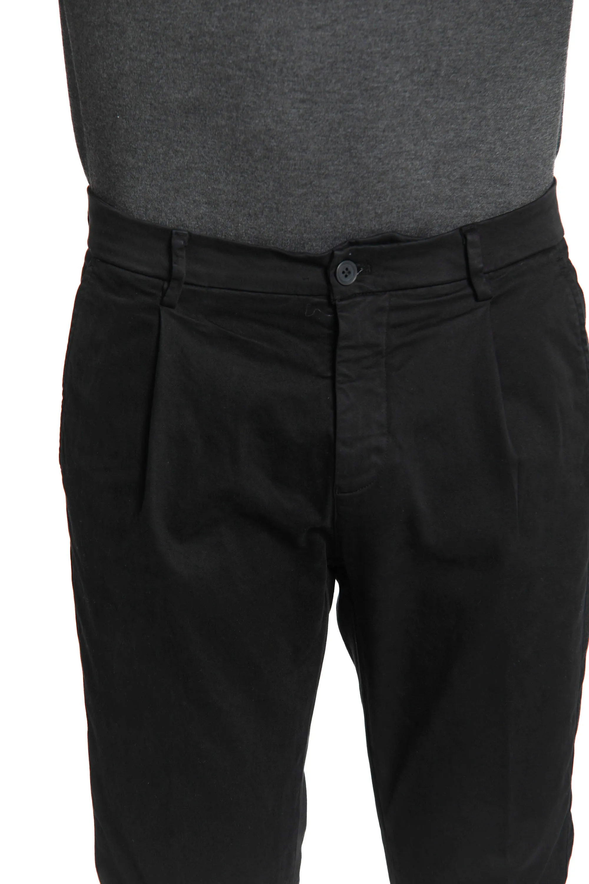 Osaka 1 Pinces man chino pant in satin carrot fit sold by Mason's product image thumbnail 2