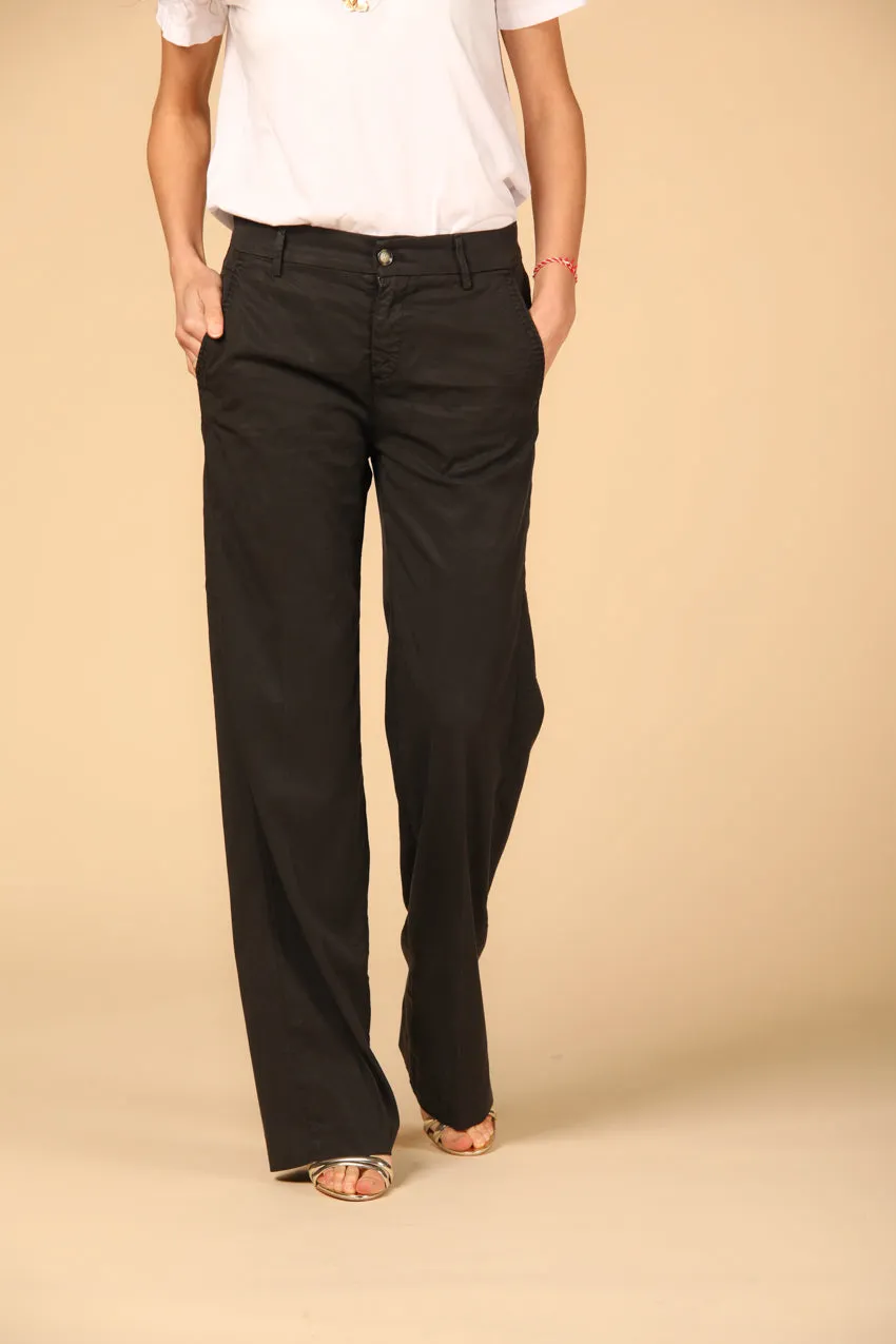 New York Straight women's chino pants in tencel twill straight sold by Mason's