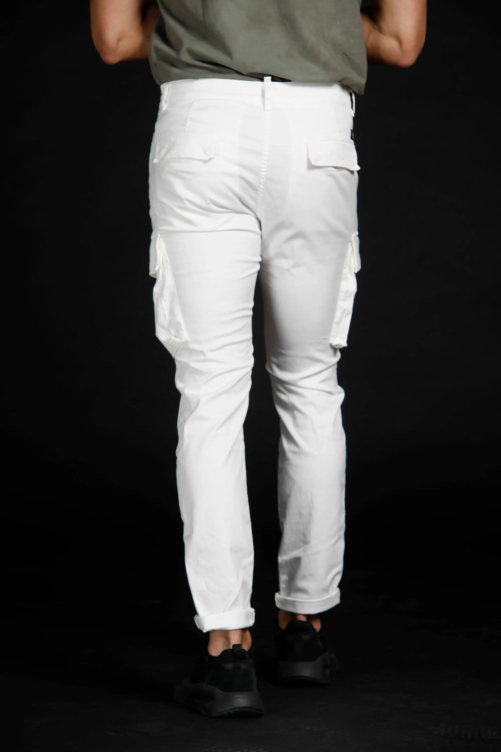 Havana limited edition man cargo pants in cotton and tencel carrot ① sold by Mason's product image thumbnail 5