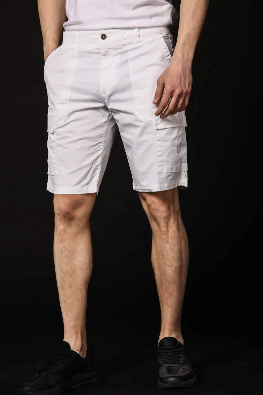 Havana men's cargo bermuda limited edition in stretch cotton carrot fit ① sold by Mason's
