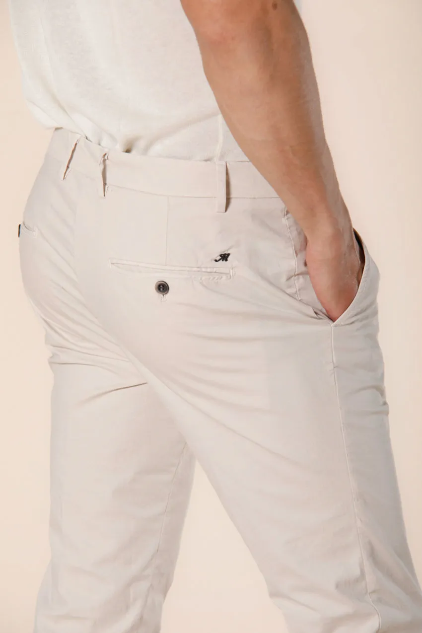 Milano Style men's chino pants in stretch gabardine extra slim ① sold by Mason's product image thumbnail 3