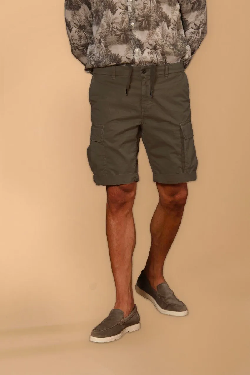 Cargo M74 men's cargo bermuda shorts in pima cotton twill Relaxed fit sold by Mason's