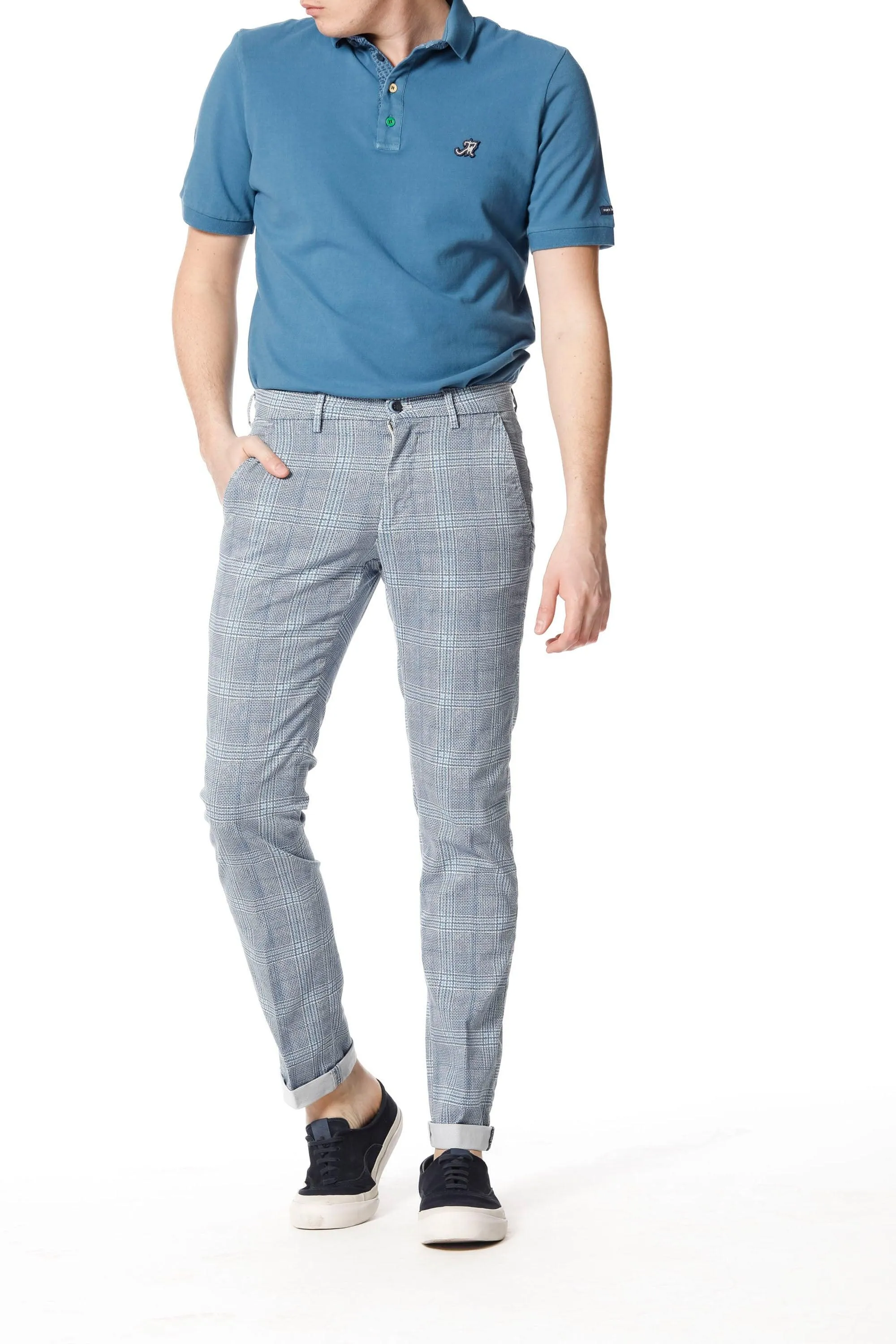 Leopardi man polo shirt in cotton with details sold by Mason's product image thumbnail 5