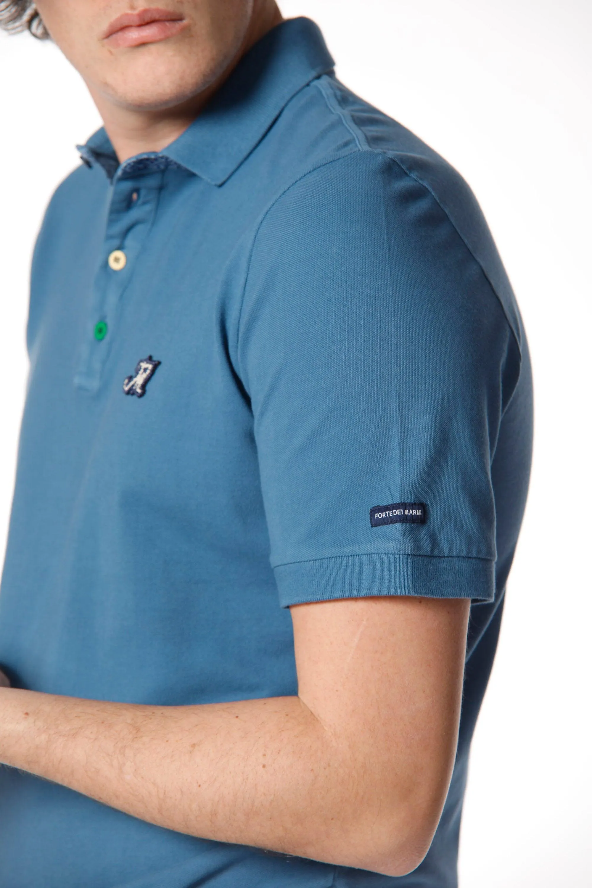 Leopardi man polo shirt in cotton with details sold by Mason's product image thumbnail 4