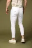 Osaka Style men's chino pants in stretch cotton with 3D resca pattern carrot fit sold by Mason's