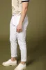 Osaka Style men's chino pants in stretch cotton with 3D resca pattern carrot fit sold by Mason's