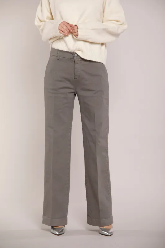 New York Straight woman satin chino pants sold by Mason's