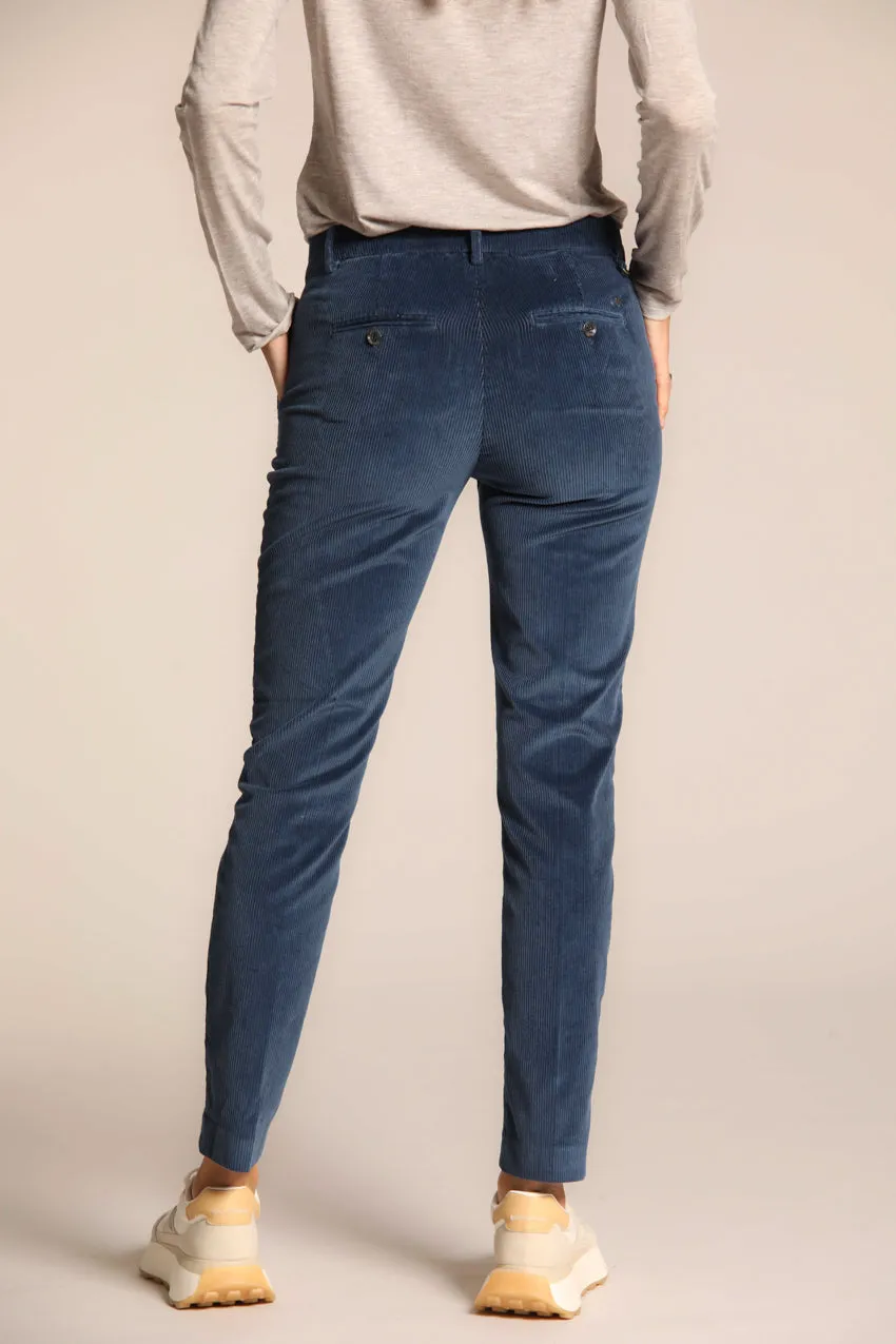 New York Slim women's chino pants in velvet corduroy slim fit sold by Mason's product image thumbnail 4