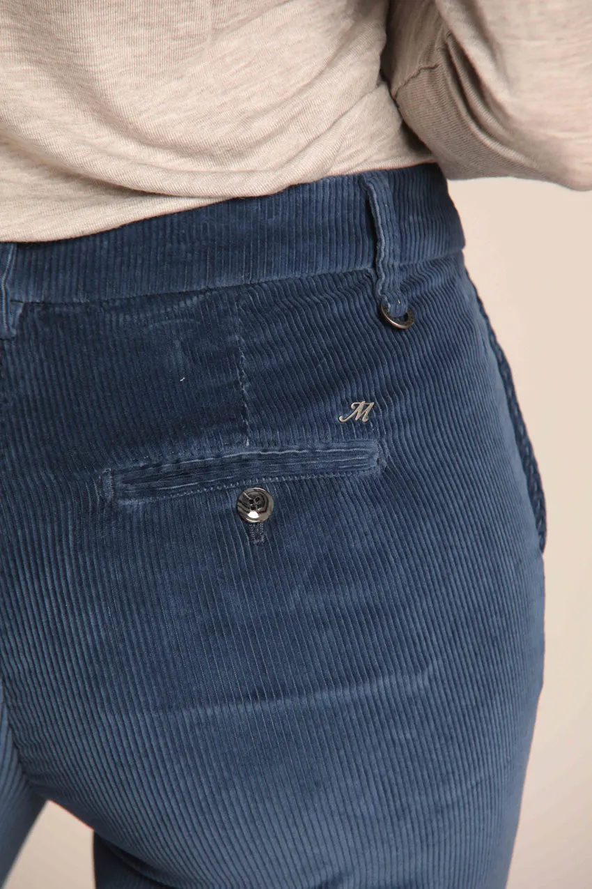 New York Slim women's chino pants in velvet corduroy slim fit sold by Mason's product image thumbnail 2