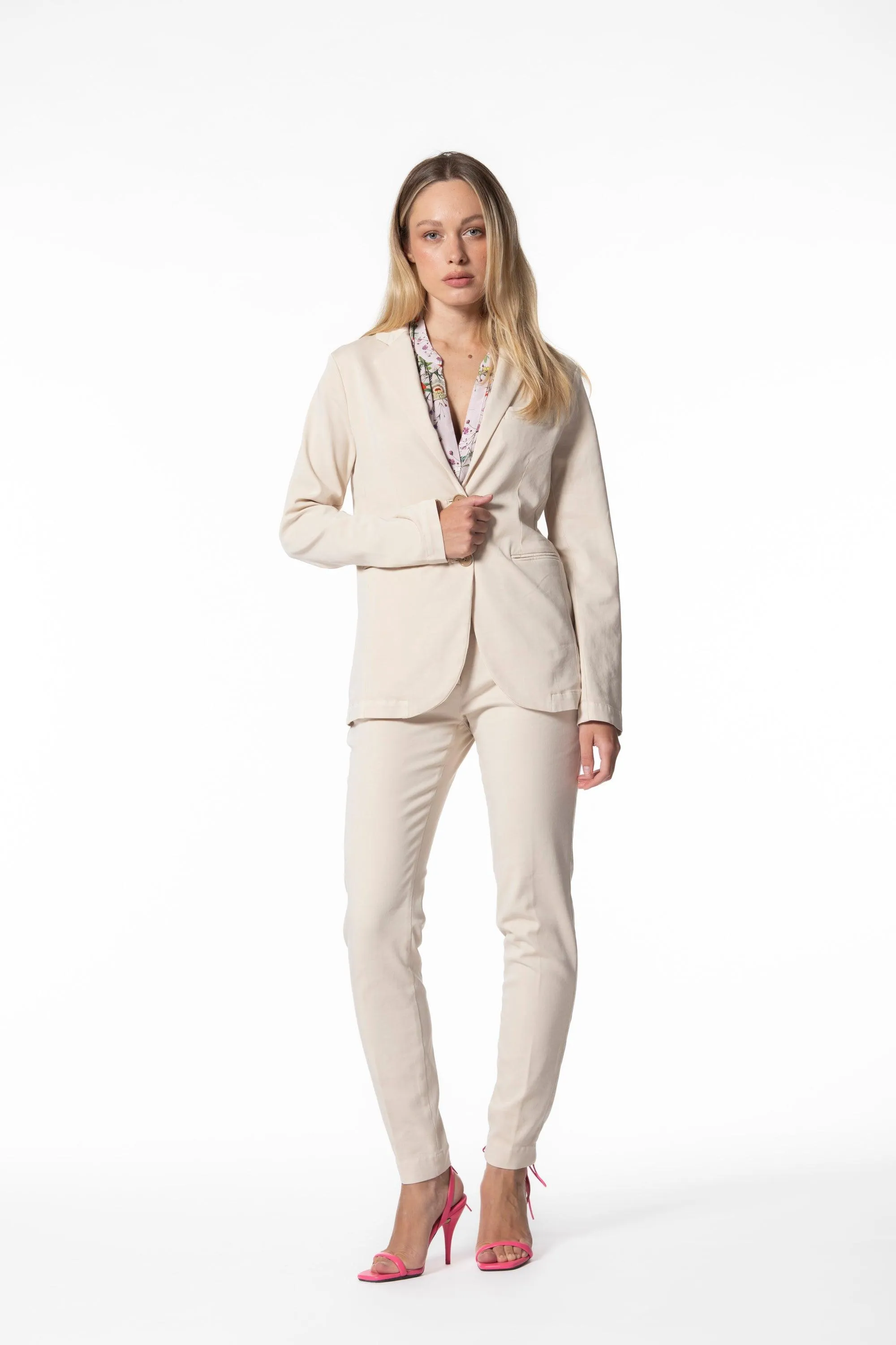 Helena woman blazer in cotton and tencel sold by Mason's product image thumbnail 2