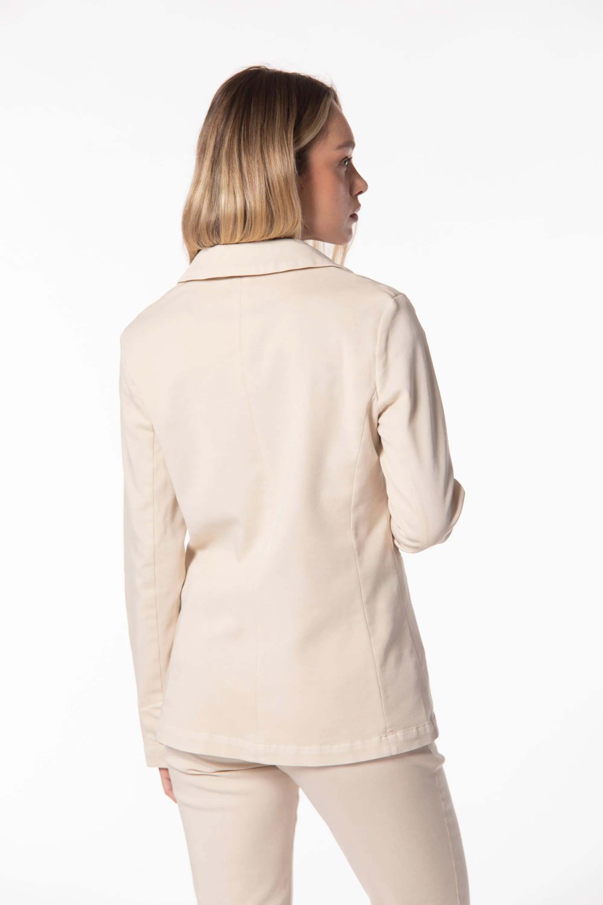 Helena woman blazer in cotton and tencel sold by Mason's product image thumbnail 4