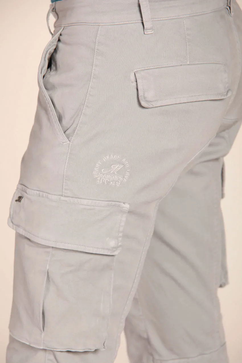 Chile men's cargo pants in gabardine extra slim fit ① sold by Mason's product image thumbnail 2