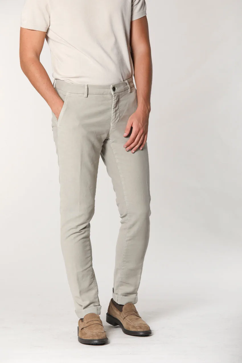 Milano Style man moleskin chino pants extra slim sold by Mason's