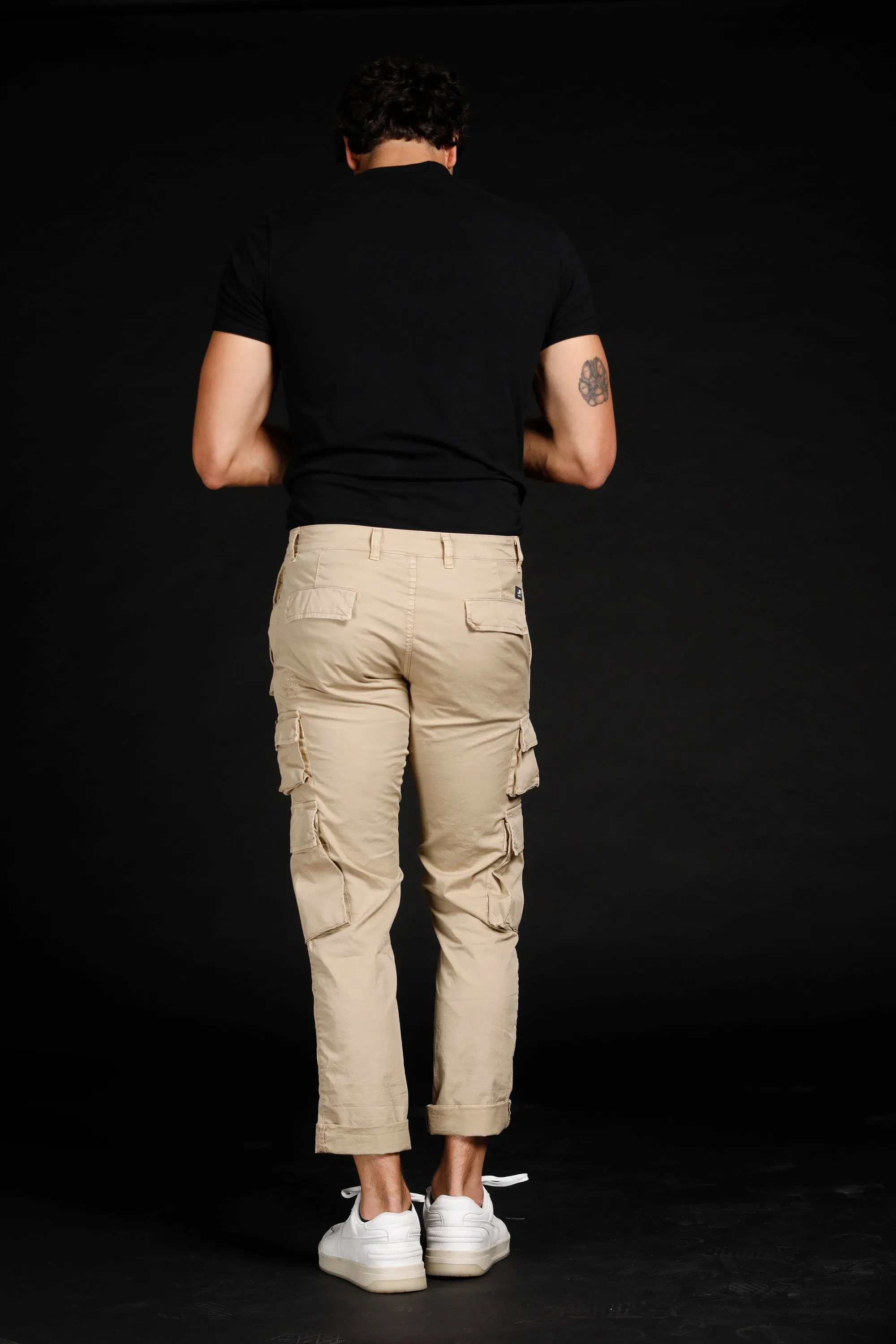 Caracas man cargo pants in stretch cotton limited edition regular ① sold by Mason's product image thumbnail 5