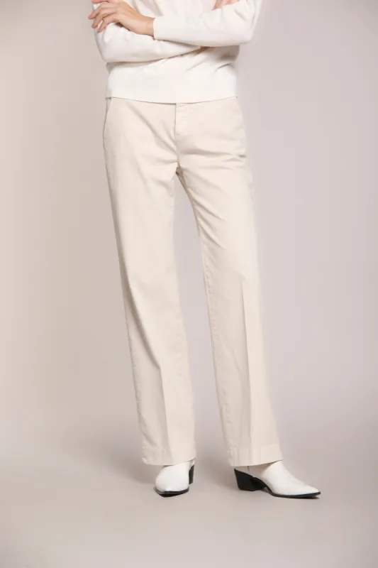 New York Straight woman satin chino pants sold by Mason's