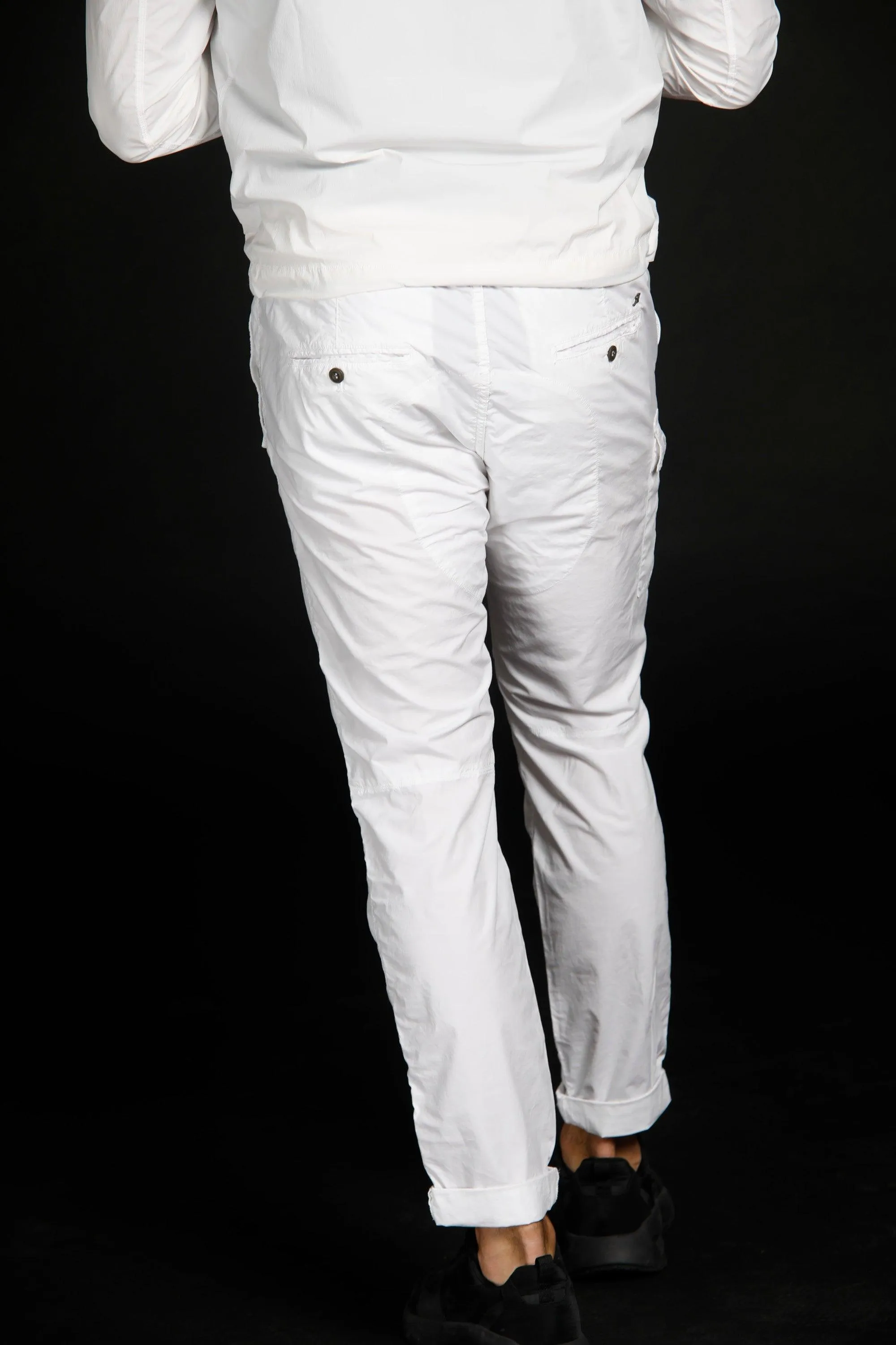 George man cargo pants in tencel and cotton Logo edition carrot fit sold by Mason's product image thumbnail 5