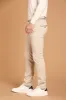 Torino Winter men's chino pants in velvet 1000 striped slim fit sold by Mason's