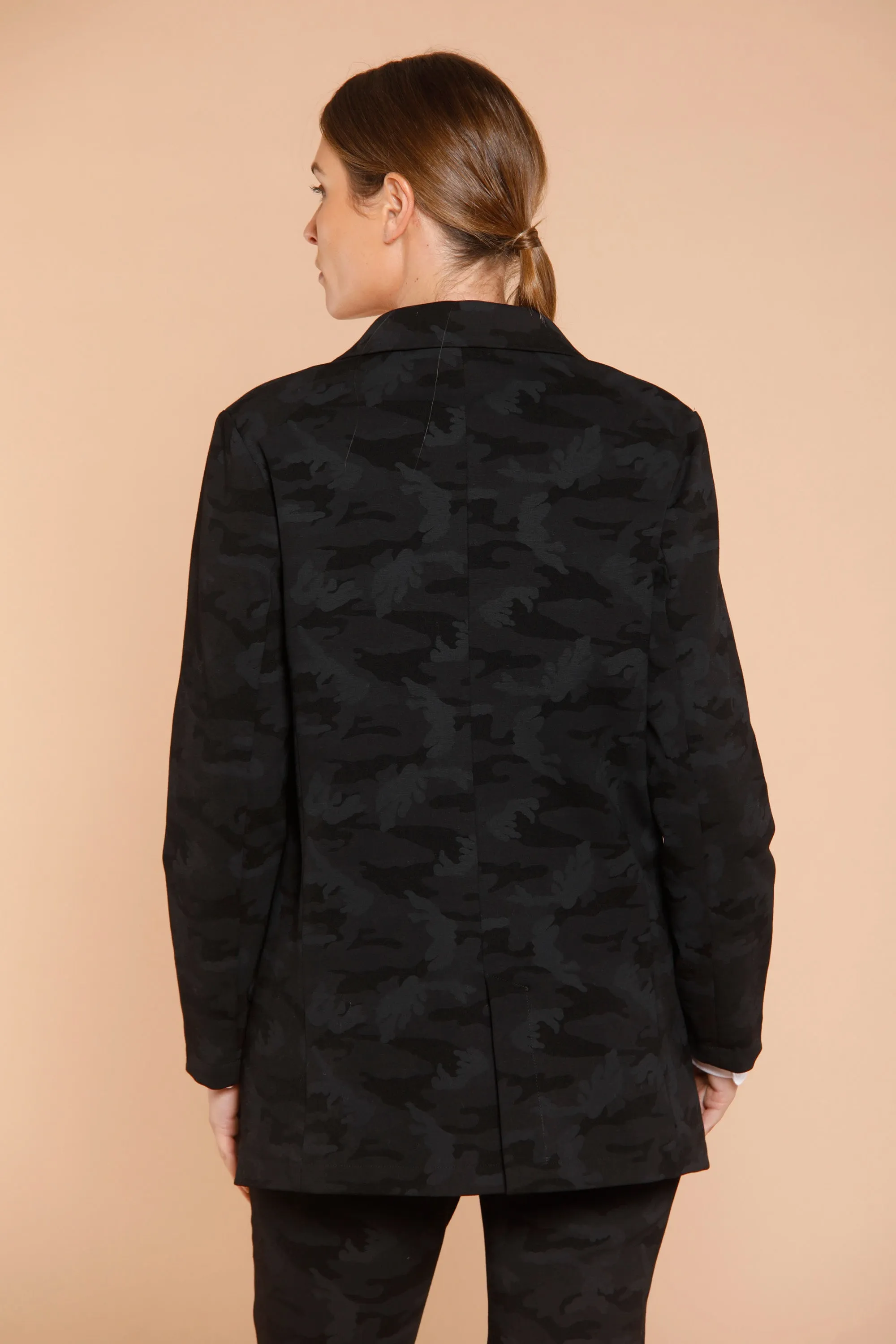 Letizia woman blazer in jersey with camouflage pattern sold by Mason's product image thumbnail 5