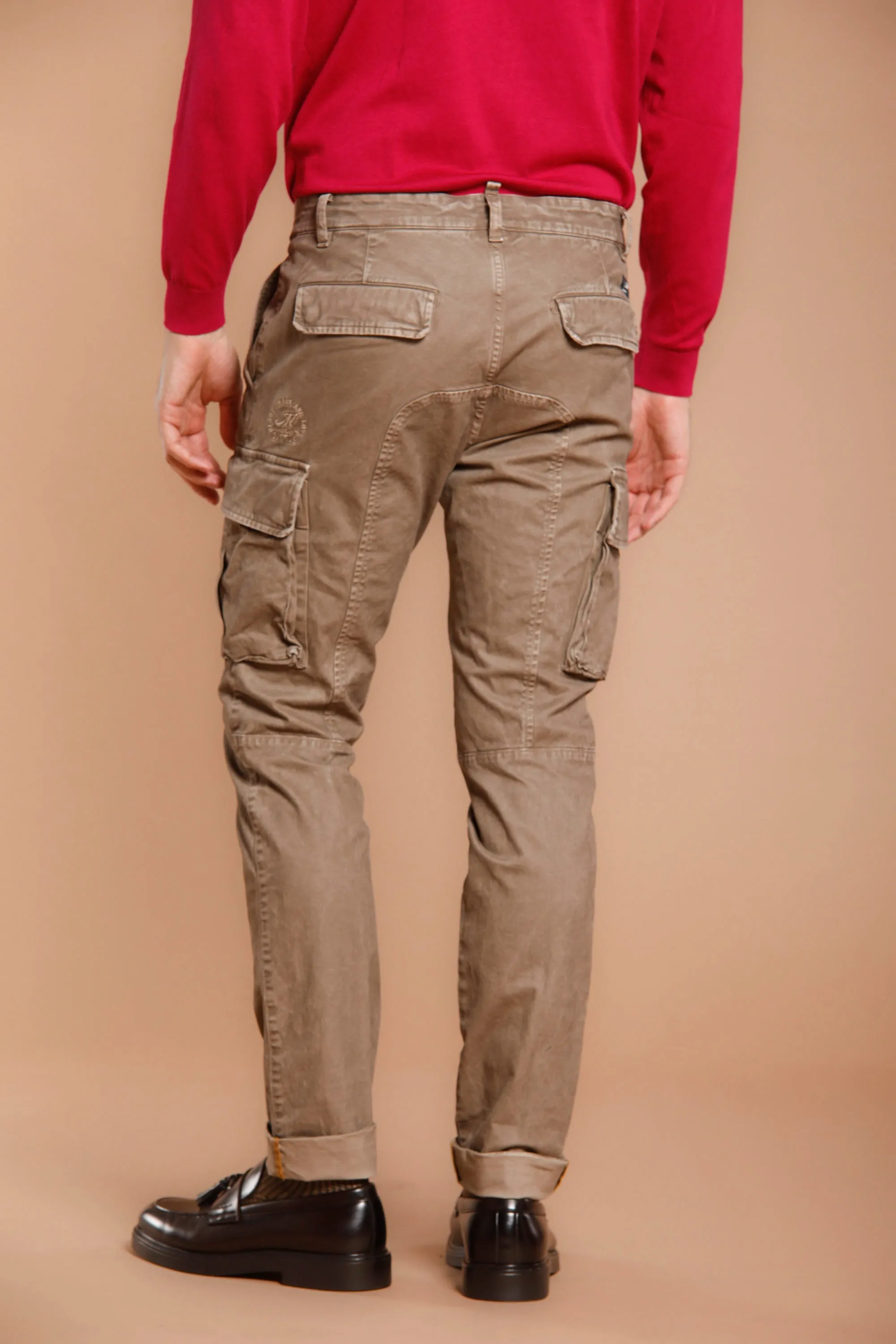Chile man cargo pant in gabardine extra slim ① sold by Mason's product image thumbnail 5