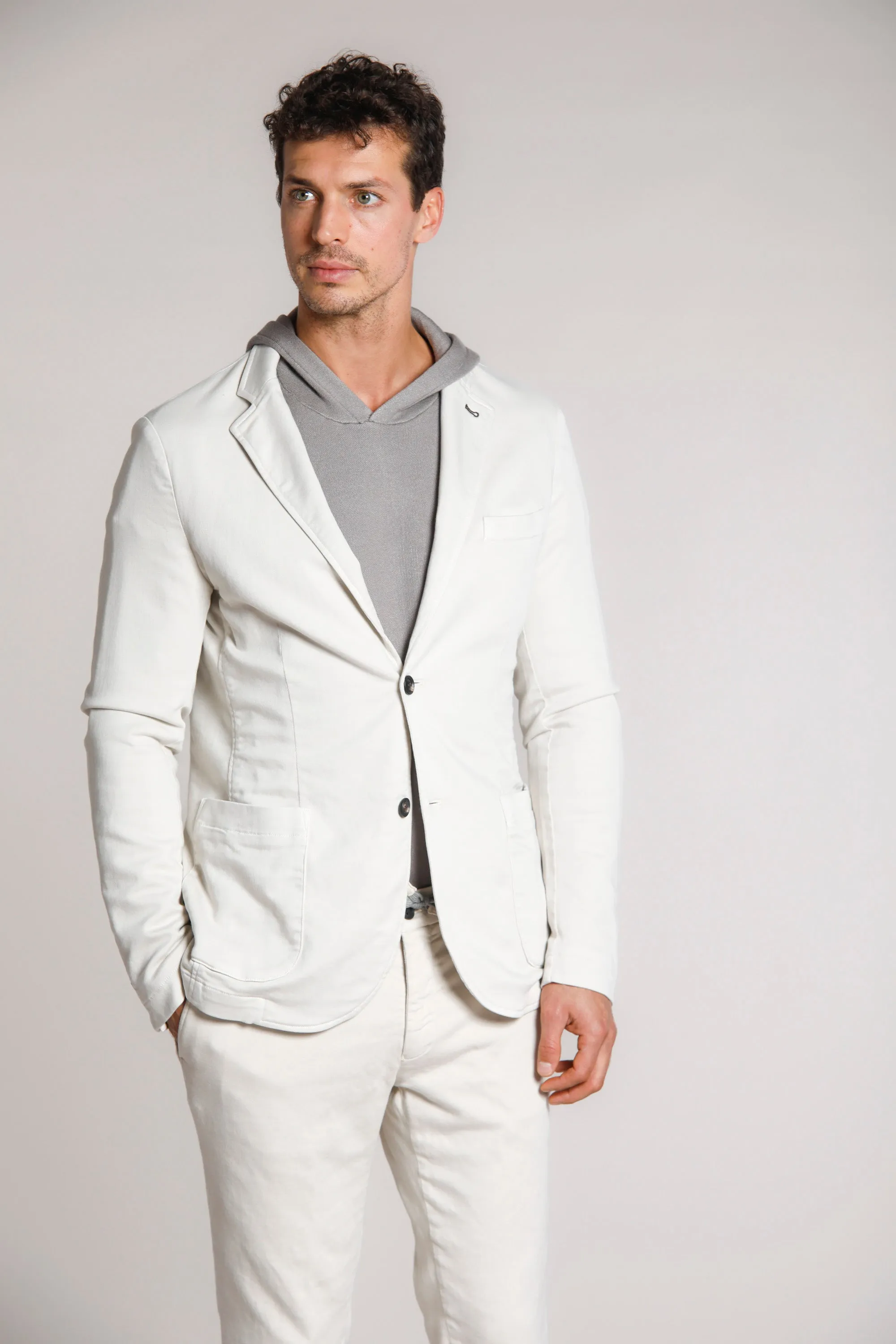 Da Vinci man fleece blazer with details sold by Mason's