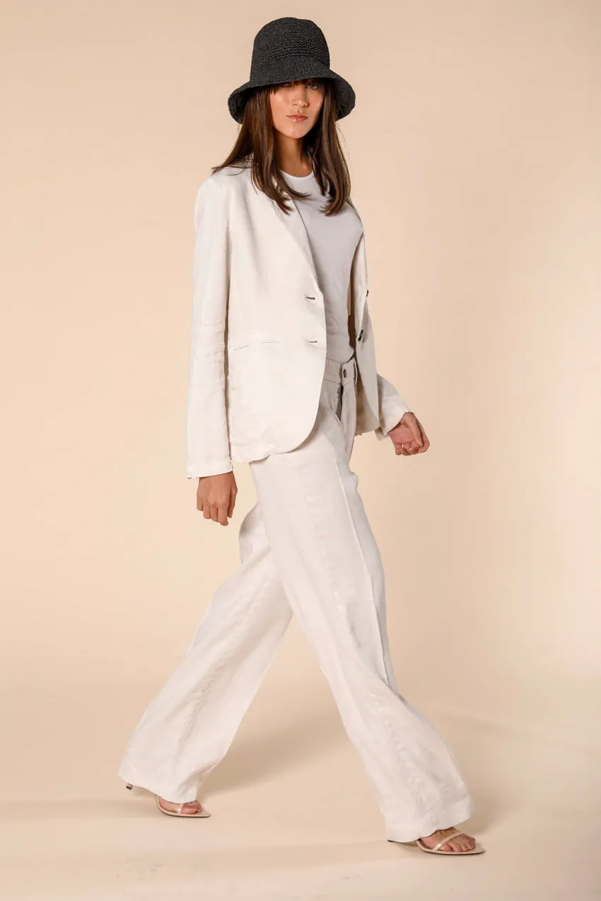 Helena woman's blazer in linen and viscose sold by Mason's product image thumbnail 3