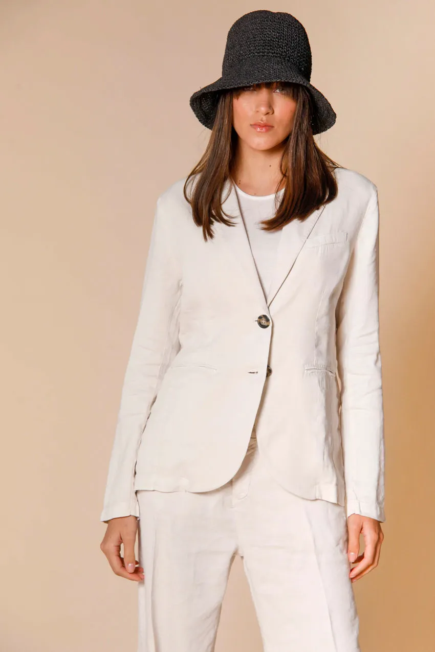 Helena woman's blazer in linen and viscose sold by Mason's