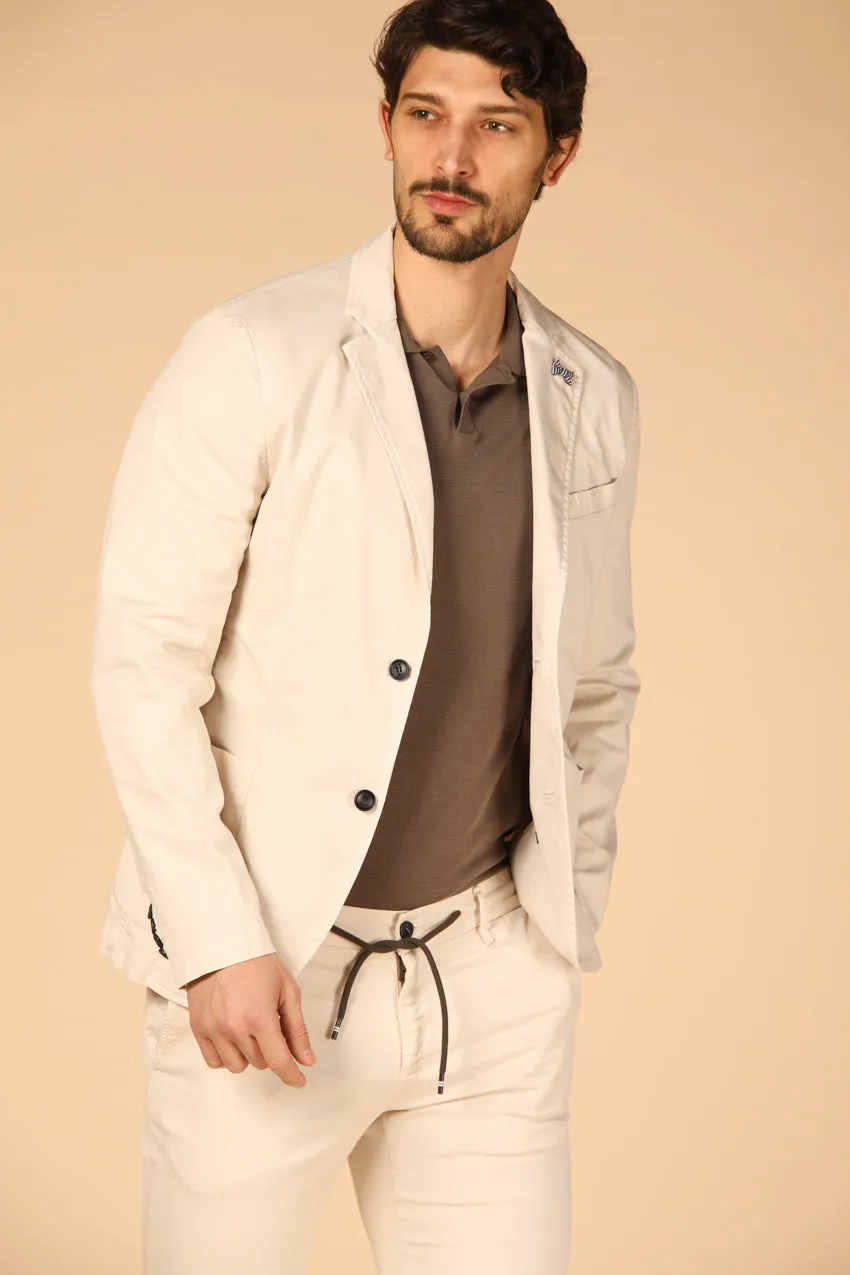 Da Vinci Summer men's blazer in cotton and tencel regular sold by Mason's
