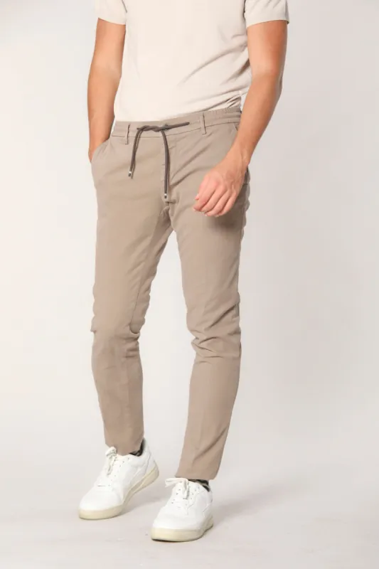 Milano Jogger man stretch gabardine chino pants extra slim sold by Mason's